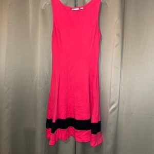 ✨ Pink and Black Dress